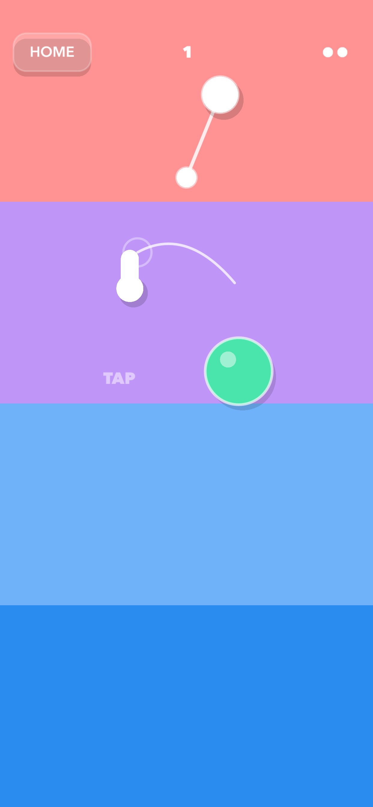 Pendulum Pop level with three targets
